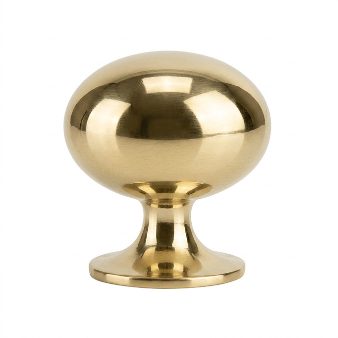AquaSure Traditional Waterproof PVC Vanity Unit Satin White - 600mm with Brushed Brass Handles