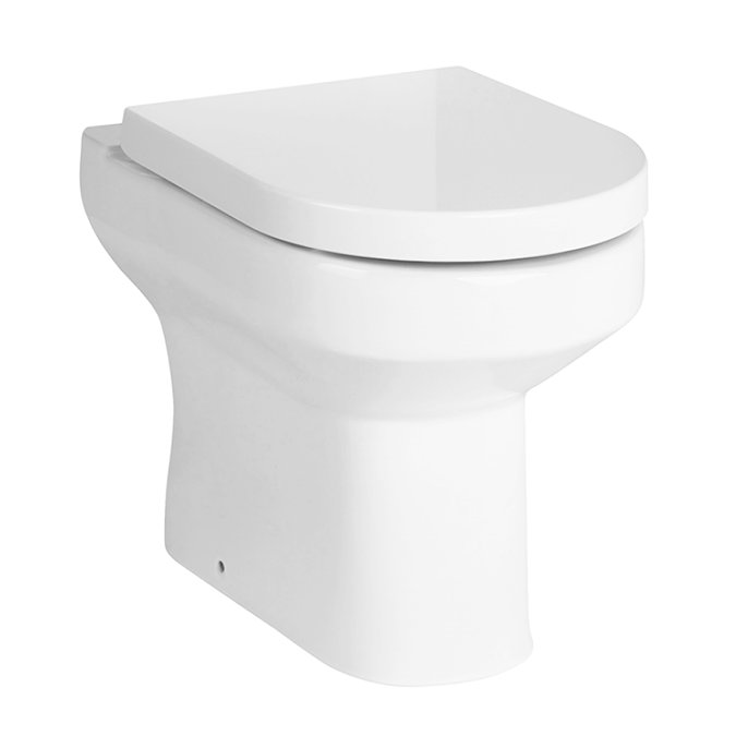 AquaSure Traditional White Waterproof PVC Complete Toilet Unit (Round Pan, Cistern, Chrome Flush)