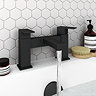 AquaSure Waterproof Matt Black Square Complete Bathroom Suite