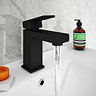 AquaSure Waterproof Matt Black Square Complete Bathroom Suite