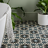 Arba Black Moroccan Patterned Wall & Floor Tiles - 200 x 200mm