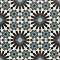 Arba Black Patterned Wall & Floor Tiles - 200 x 200mm