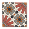 Arba Terracotta Patterned Wall & Floor Tiles - 200 x 200mm
