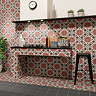Arba Terracotta Patterned Wall & Floor Tiles - 200 x 200mm