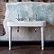 Arcade 1200mm Double Basin and Ceramic Console Legs - Various Tap Hole Options In Bathroom Large Image