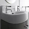 Arcade 500mm Floor Standing Vanity Unit and Basin - Dark Olive - 2 x Tap Hole Options  Feature Large Image