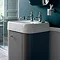 Arcade 600mm Floor Standing Vanity Unit and Basin - Dark Olive - Various Tap Hole Options  Profile Large Image