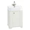 Arcade 600mm Floor Standing Vanity Unit and Basin - Sand - Various Tap Hole Options Large Image