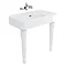 Arcade 900mm Basin and Ceramic Console Legs - Various Tap Hole Options Large Image