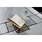Arcade Nickel Bath Mounted Extendable Bath Rack Profile Large Image