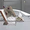 Arcade Nickel Bath Mounted Extendable Bath Rack Feature Large Image