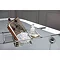 Arcade Nickel Bath Mounted Extendable Bath Rack Standard Large Image