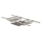 Arcade Bath Mounted Extendable Bath Rack - Nickel Large Image