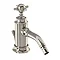 Arcade Bidet Mixer with Pop-up Waste - Nickel - Various Tap Head Options Large Image