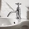 Arcade Bidet Mixer with Pop-up Waste - Nickel - Various Tap Head Options  Feature Large Image