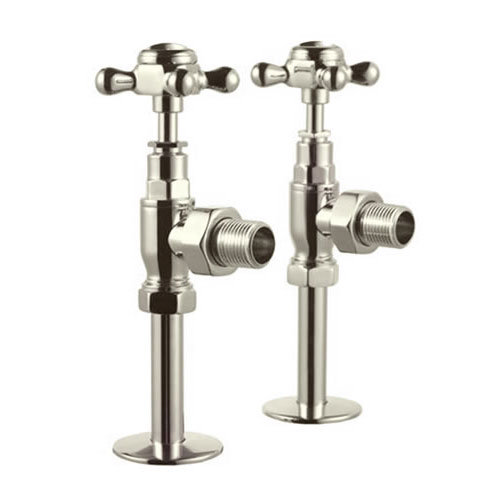 Arcade Bruton Radiator and Angled Valves - Nickel Profile Large Image