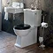 Arcade Freestanding Toilet Roll & Brush Holder - Chrome Profile Large Image