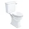 Arcade Open Back Close Coupled Traditional Toilet - Lever Flush Large Image