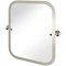 Arcade Rectangular Swivel Mirror with Nickel Plated Brass Wall Mounts Large Image
