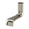 Arcade Shower Valve Bath Spout Fitting - Nickel Large Image