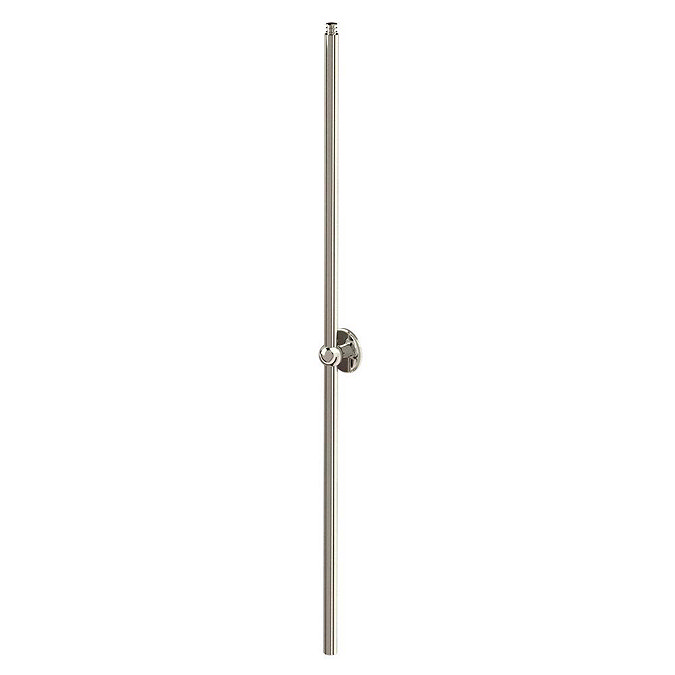 Arcade Vertical Rigid Riser Pipe and Wall Mounting - Nickel Large Image