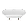 Arcade Vigo Freestanding Natural Stone Bath with Traditional Legs - 1690 x 800mm Feature Large Image