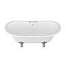 Arcade Vine Freestanding Natural Stone Bath with Traditional Legs - 1690 x 800mm Feature Large Image