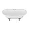 Arcade Vine Freestanding Natural Stone Bath with Traditional Legs - 1690 x 800mm Feature Large Image