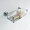 Arcade Wall Mounted Deep Rectangular Basket - Nickel Feature Large Image