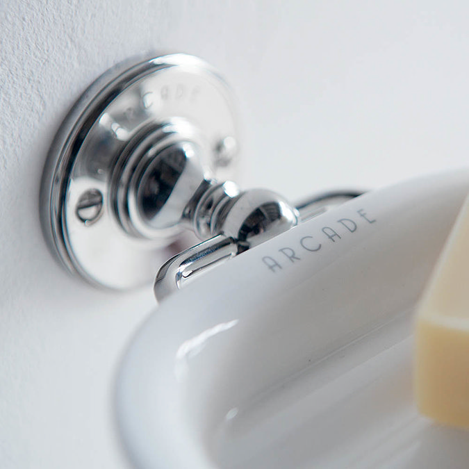 Arcade Wall Mounted Soap Dish - Nickel Feature Large Image