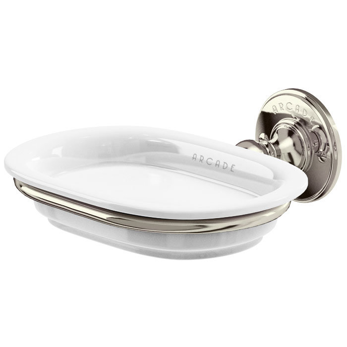 Arcade Wall Mounted Soap Dish - Nickel Large Image