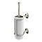 Arcade Wall Mounted Toilet Brush & Holder - Nickel Large Image