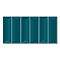 Arcane Metro Gloss Teal Wall Tiles - 150 x 300mm