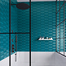 Arcane Metro Gloss Teal Wall Tiles - 150 x 300mm