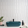 Arcane Metro Gloss White Wall Tiles - 150 x 300mm