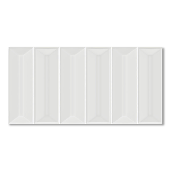 Arcane Metro Matt White Wall Tiles - 150 x 300mm
