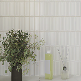 Arcane Metro Matt White Wall Tiles - 150 x 300mm
