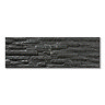 Arenzo Black Stone Effect Split Face Tiles - 170 x 520mm