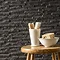 Arenzo Black Stone Effect Split Face Tiles - 170 x 520mm  Profile Large Image