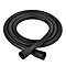 Arezzo 1.75m Smooth Shower Hose Matt Black Large Image