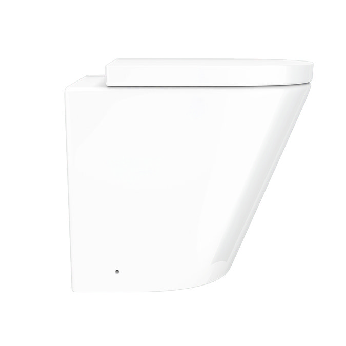 Arezzo 1000 Matt Blue Semi-Recessed Round Combination Vanity Unit (Matt Black Flush & Handles) In B