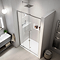 Arezzo 1000 x 1950 Soft Closing Sliding Shower Door - Chrome