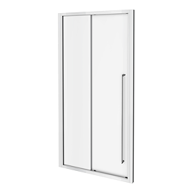 Arezzo 1000 Wide Chrome Soft Closing Sliding Shower Door