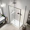 Arezzo 1000 x 800 Soft Closing Sliding Shower Door Enclosure - Chrome
