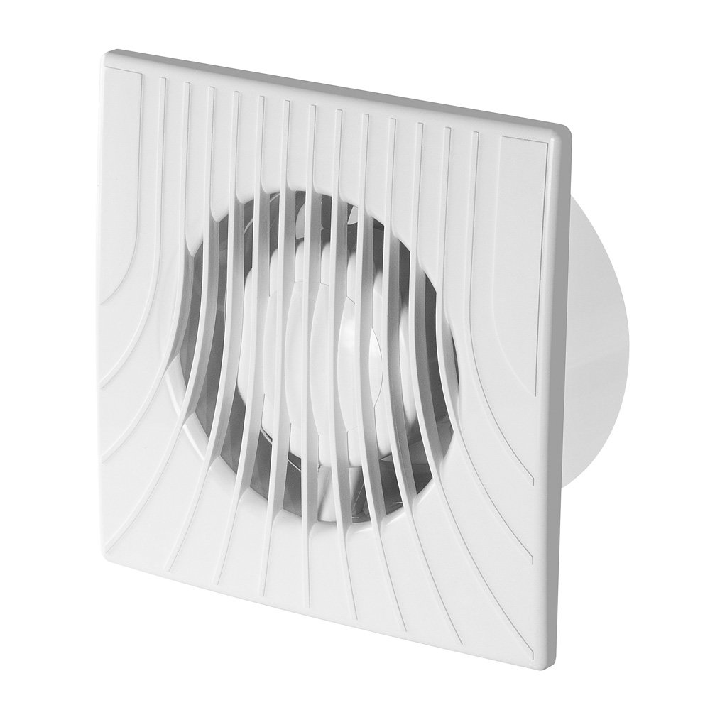 Arezzo 100mm Classic Bathroom Extractor Fan Humididstat White