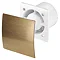 Arezzo 100mm Silent Extractor Fan - Standard - Gold Large Image