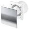 Arezzo 100mm Silent Extractor Fan - Pull Cord Switch - Chrome
