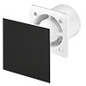 Arezzo 100mm Silent Extractor Fan - Pull Cord Switch - Matt Black