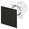 Arezzo 100mm Silent Extractor Fan - Standard - Matt Black Large Image