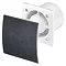 Arezzo 100mm Turbo Extractor Fan - Pull Cord Switch - Graphite